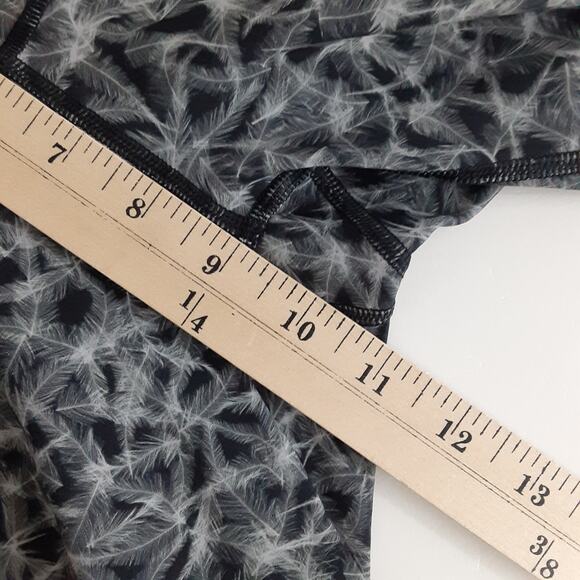 Lululemon Wunder Under Mid Rise Leggings Full Length Palms Womens 4 Gray - Picture 7 of 8